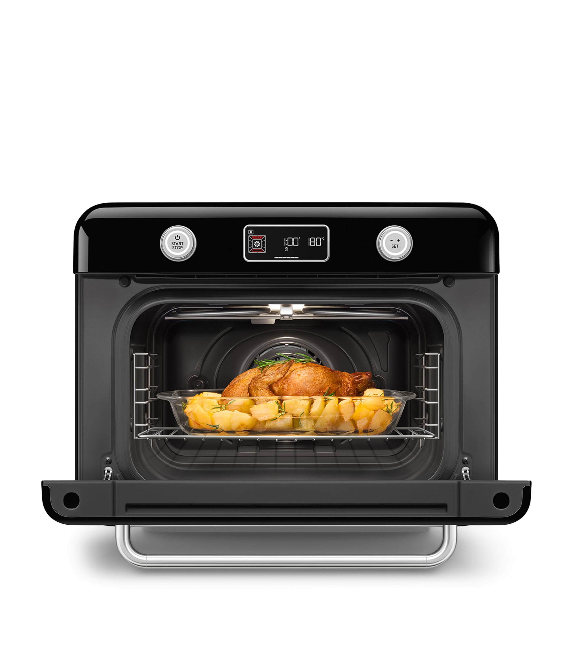 Smeg compact multifunctional countertop oven for professional cooking (British brand)
