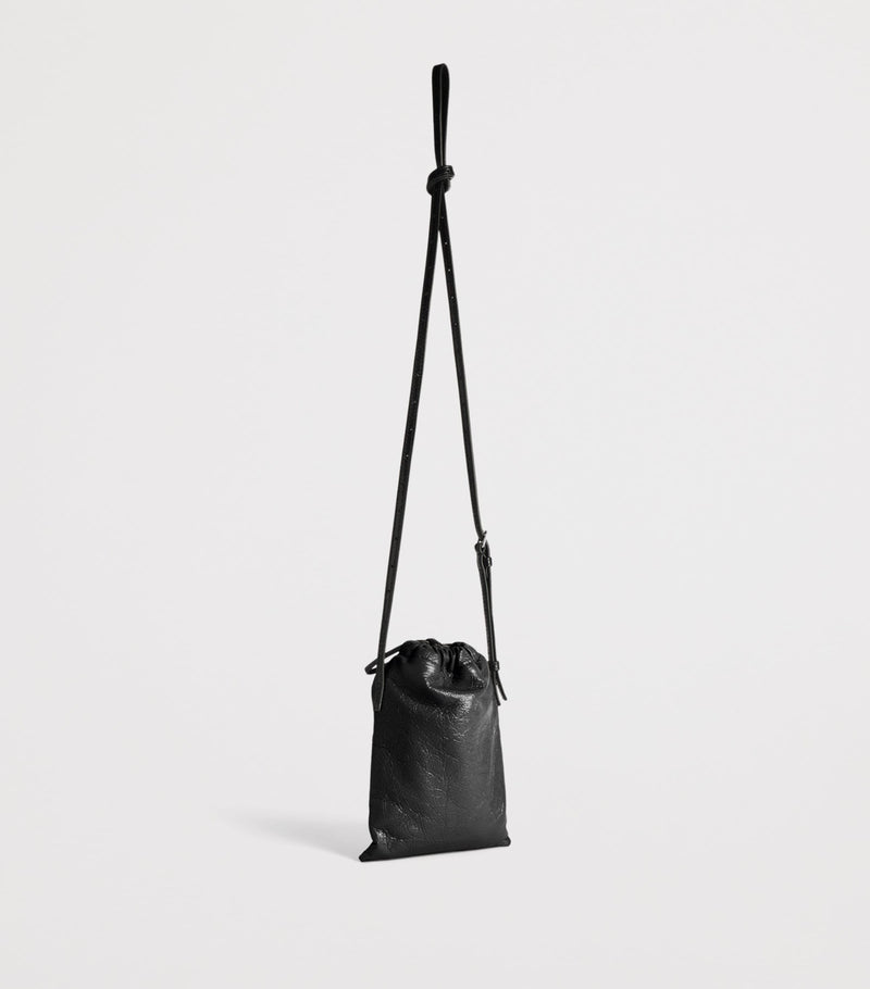 Balenciaga Leather Shopper Phone Holder