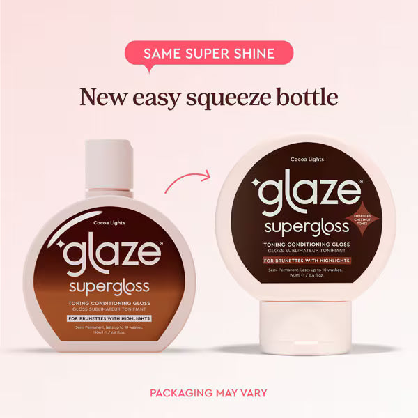 Glaze Supergloss Cocoa Lights Conditioning Gloss 190ml, UK version
