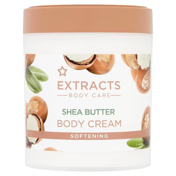 Superdrug Extracts Shea Butter Body Cream 475ml (British brand)