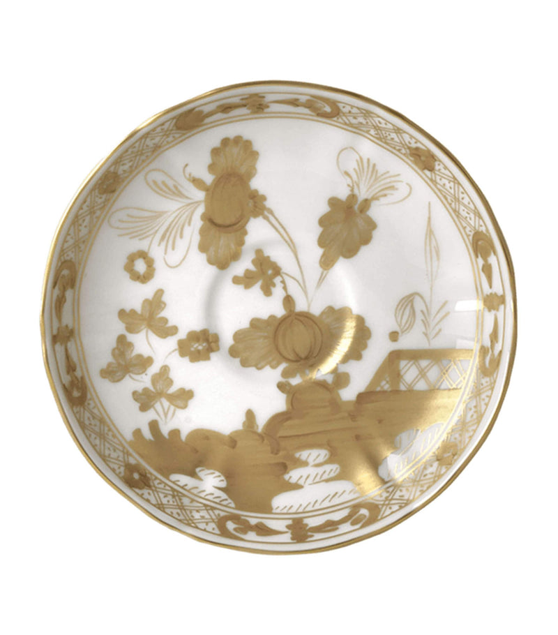 GINORI 1735 Oriente Italiano Aurum coffee saucer 13.5cm, UK version
