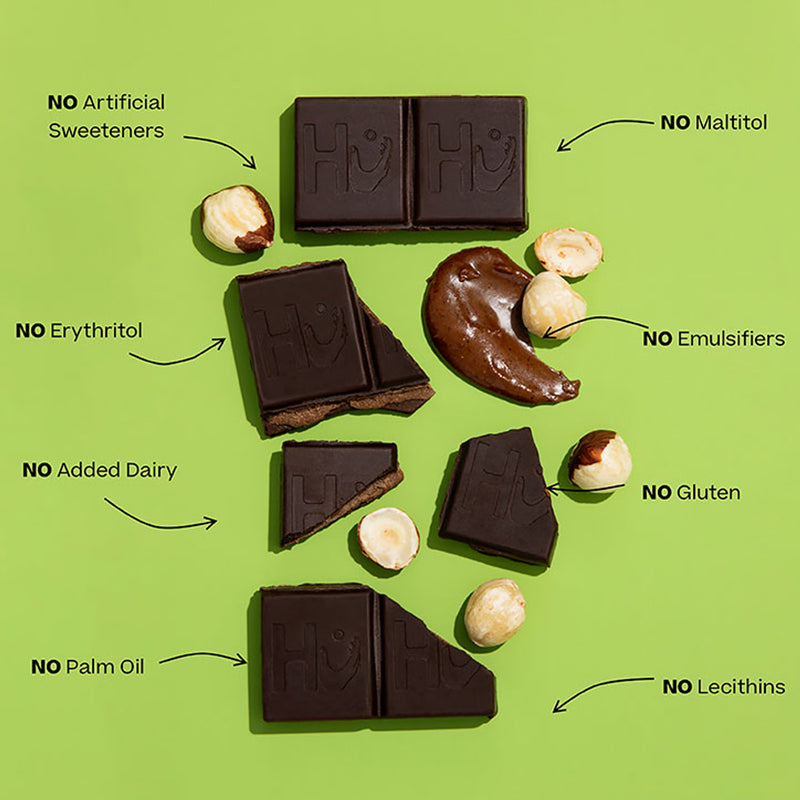 Hu Hazelnut Butter Dark Chocolate Bar 60g