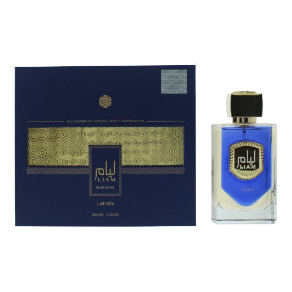 Lattafa Liam Blue Shine perfume spray 100ml, UK version