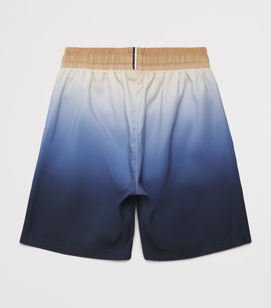 BOSS Kidswear gradient swim shorts for ages 4-16 years - British product