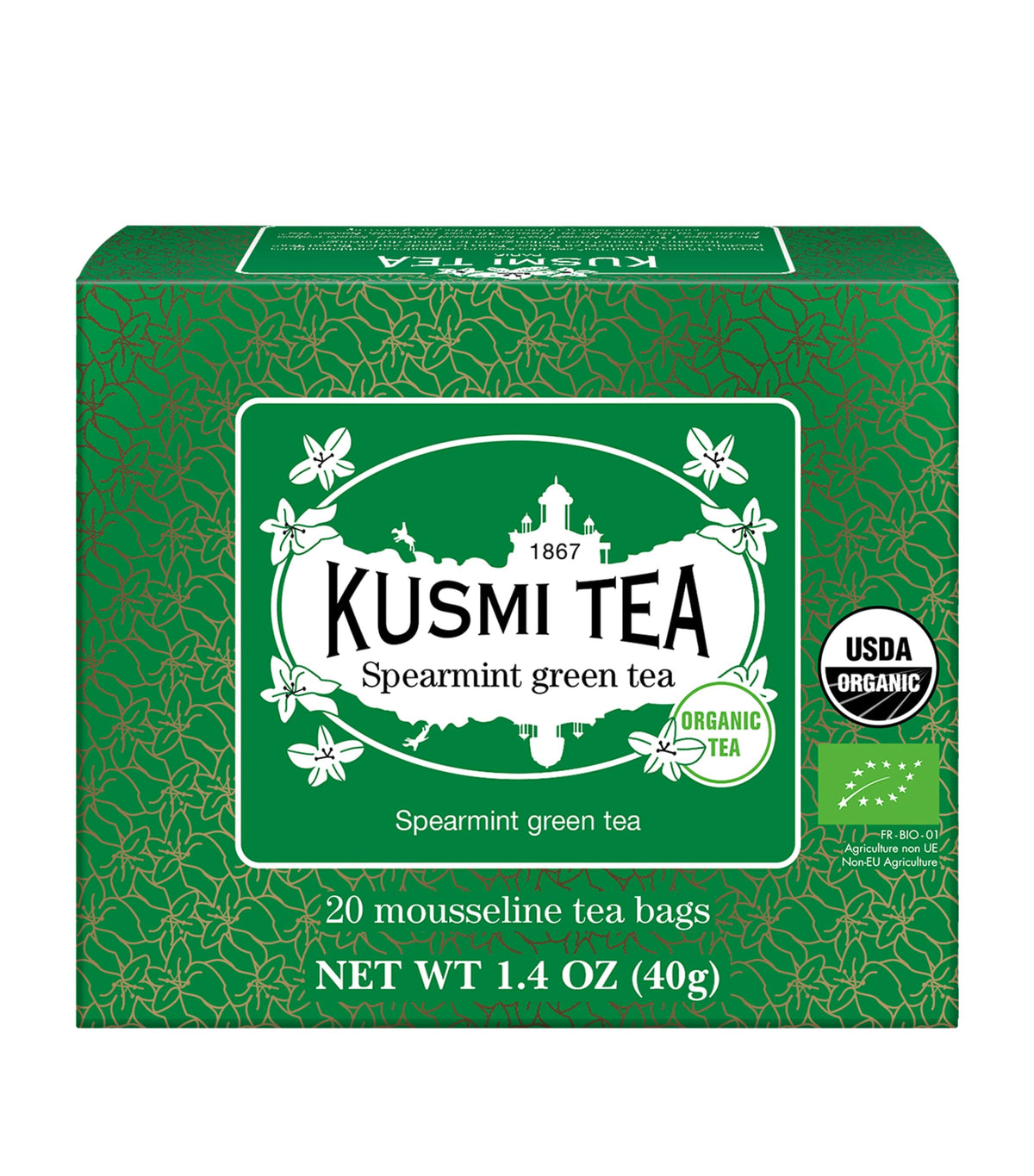 Kusmi Organic Spearmint Green Tea (40g)