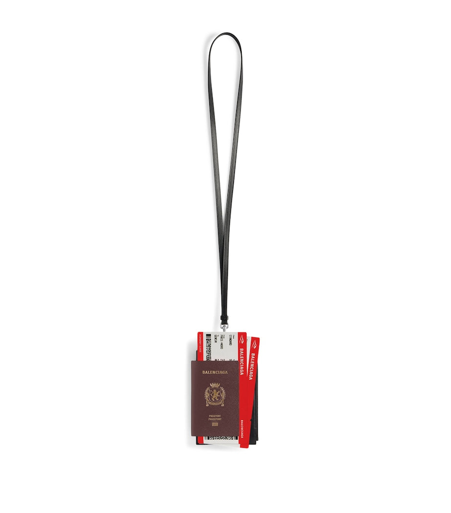Balenciaga Calfskin Passport Phone Holder