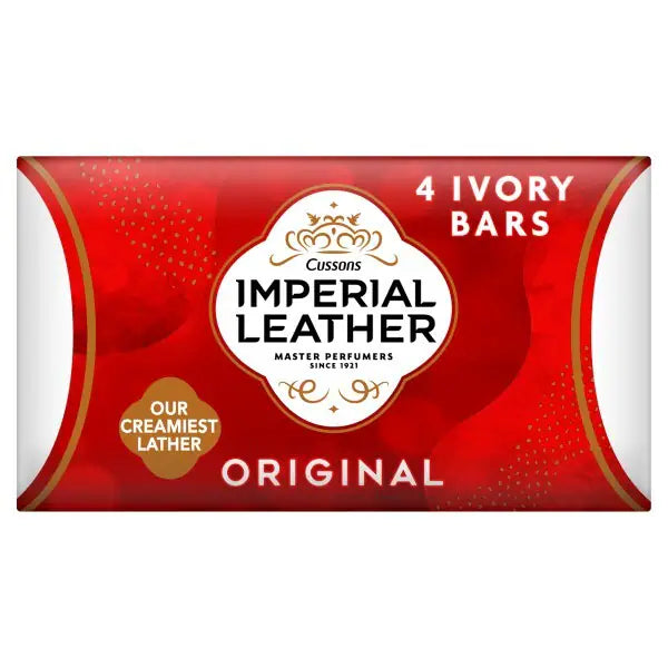 Imperial Leather original bar soap 90g x 4 imported from the UK