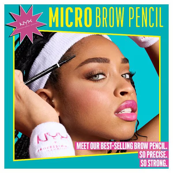 NYX Micro Brow Pencil Black - British product