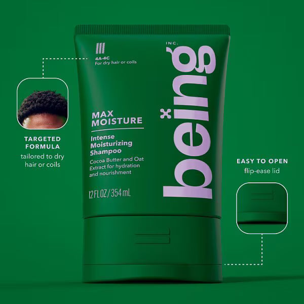 Being Max Moisture shampoo 354ml - British product