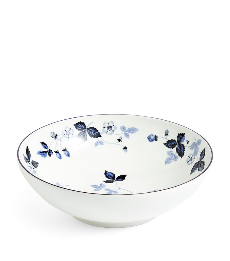 Wedgwood Wild Strawberry Inky Blue Cereal Bowl (18cm)