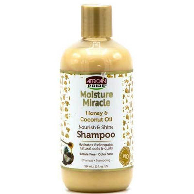African Pride Moisture Miracle Honey Coconut Oil Shampoo 473ml