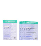 Patchology Skin Remedy Barrier-Boosting sheet mask pack of 4, imported from the UK