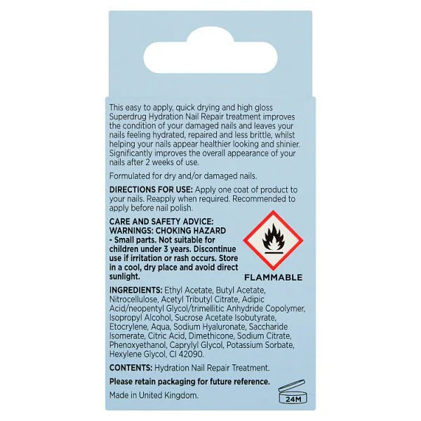 Superdrug Nail Hydrating Repair Treatment (British brand)