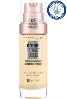 Maybelline Dream Radiant Liquid Hydrating Foundation with Hyaluronic Acid and Collagen - McGrocer