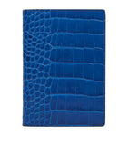 Smythson croc-embossed leather passport cover (British brand)