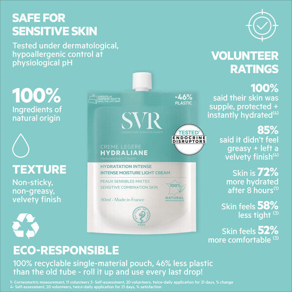 SVR Hydraliane Hyaluronic Acid Moisturiser 50ml (British brand)