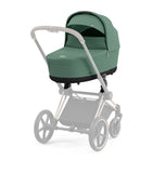 Cybex Priam pushchair lux carrycot with UPF50+ sun canopy - British product