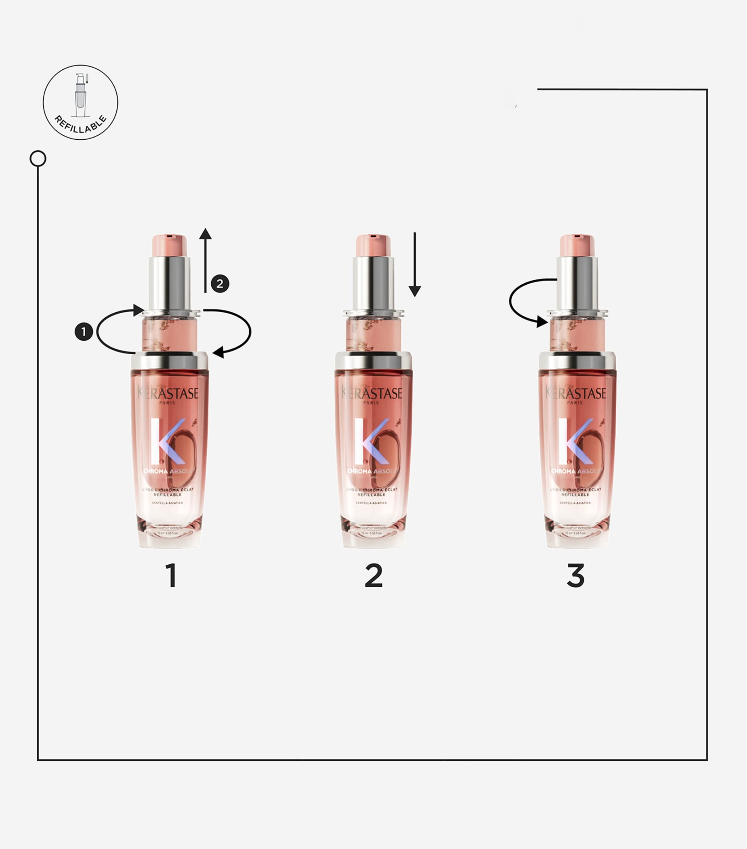 Kerastase Chroma Absolu Hair Oil (75ml) - Refill