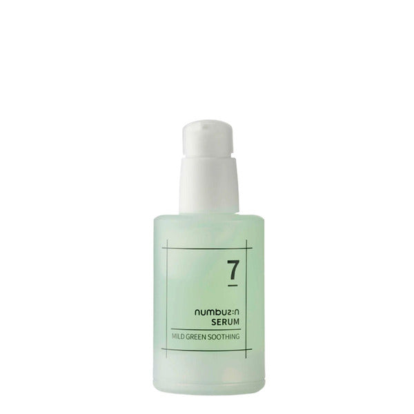 Numbuzin No.7 Mild Green Soothing Serum 50ml, imported from the UK