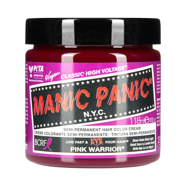 Manic Panic Pink Warrior hair dye 118ml, imported from the UK