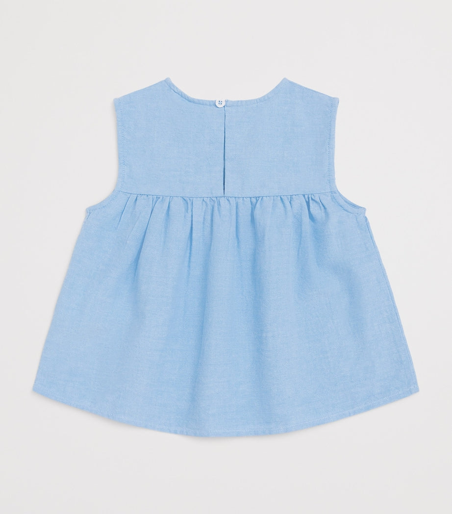 Louise Misha cotton embroidered Malaya blouse 5-10 years, UK version