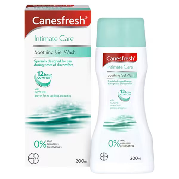 Canesfresh Intimate Care Soothing Gel Wash 200ml - British product