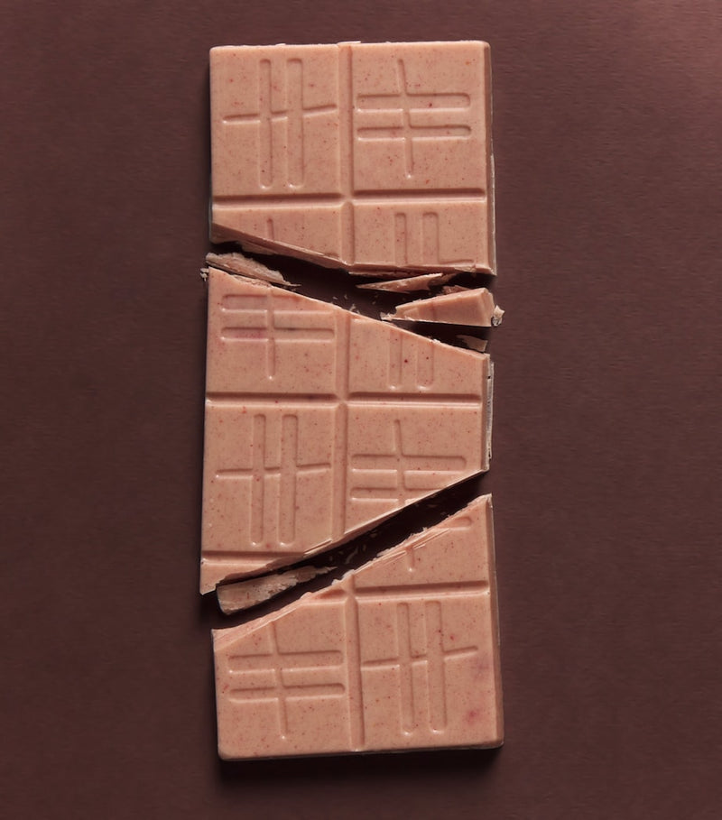 Harrods white chocolate raspberry bar 80g - British product