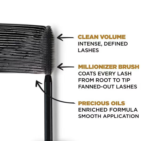 L'Oreal Paris Volume Million Lashes Mascara Black 9ml, UK version