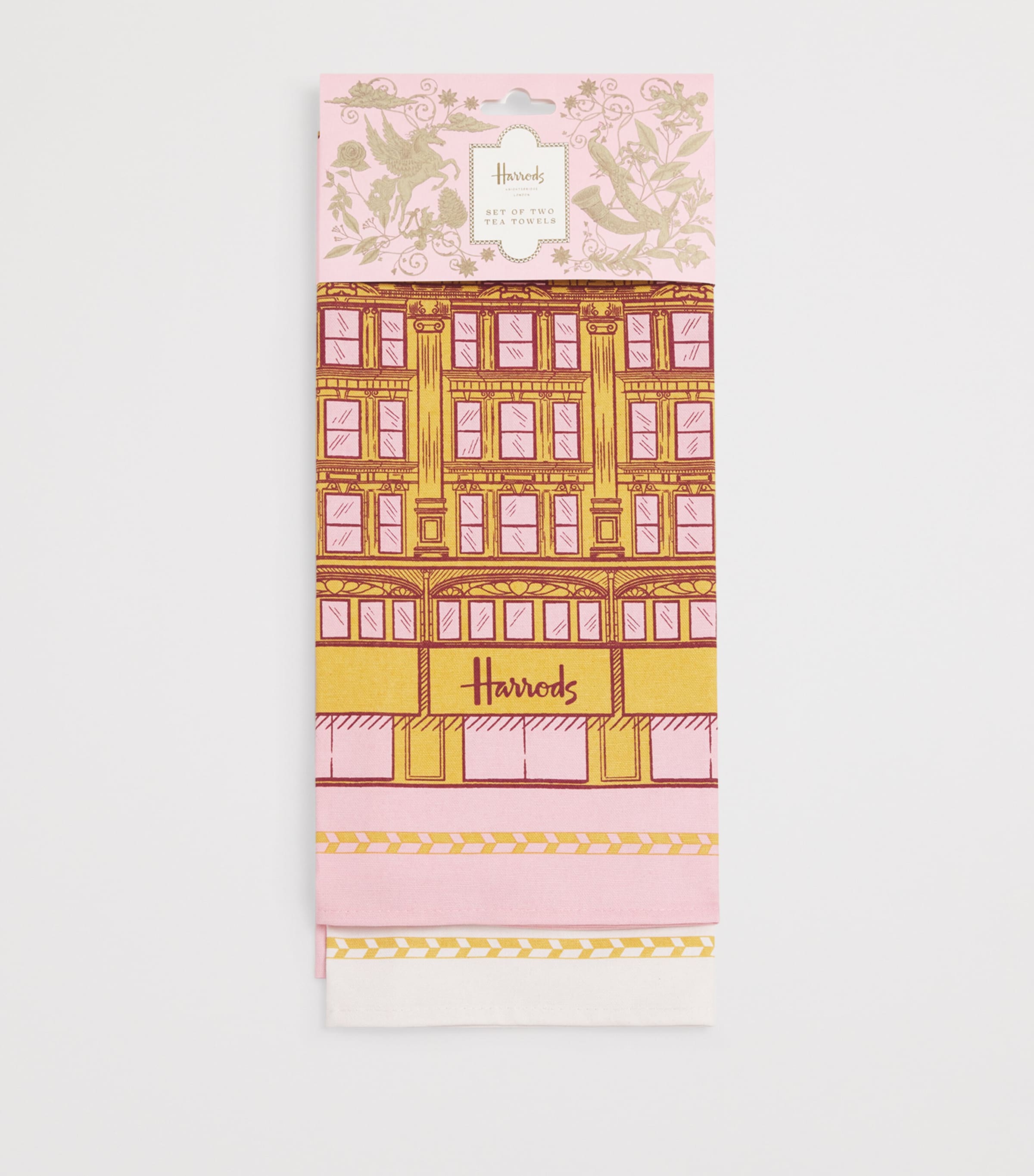 Harrods Building Legacy tea towels set of 2, UK version