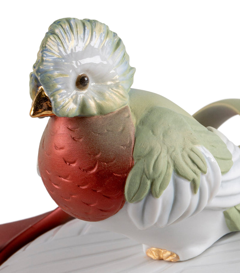 Lladró Porcelain Quetzal Box
