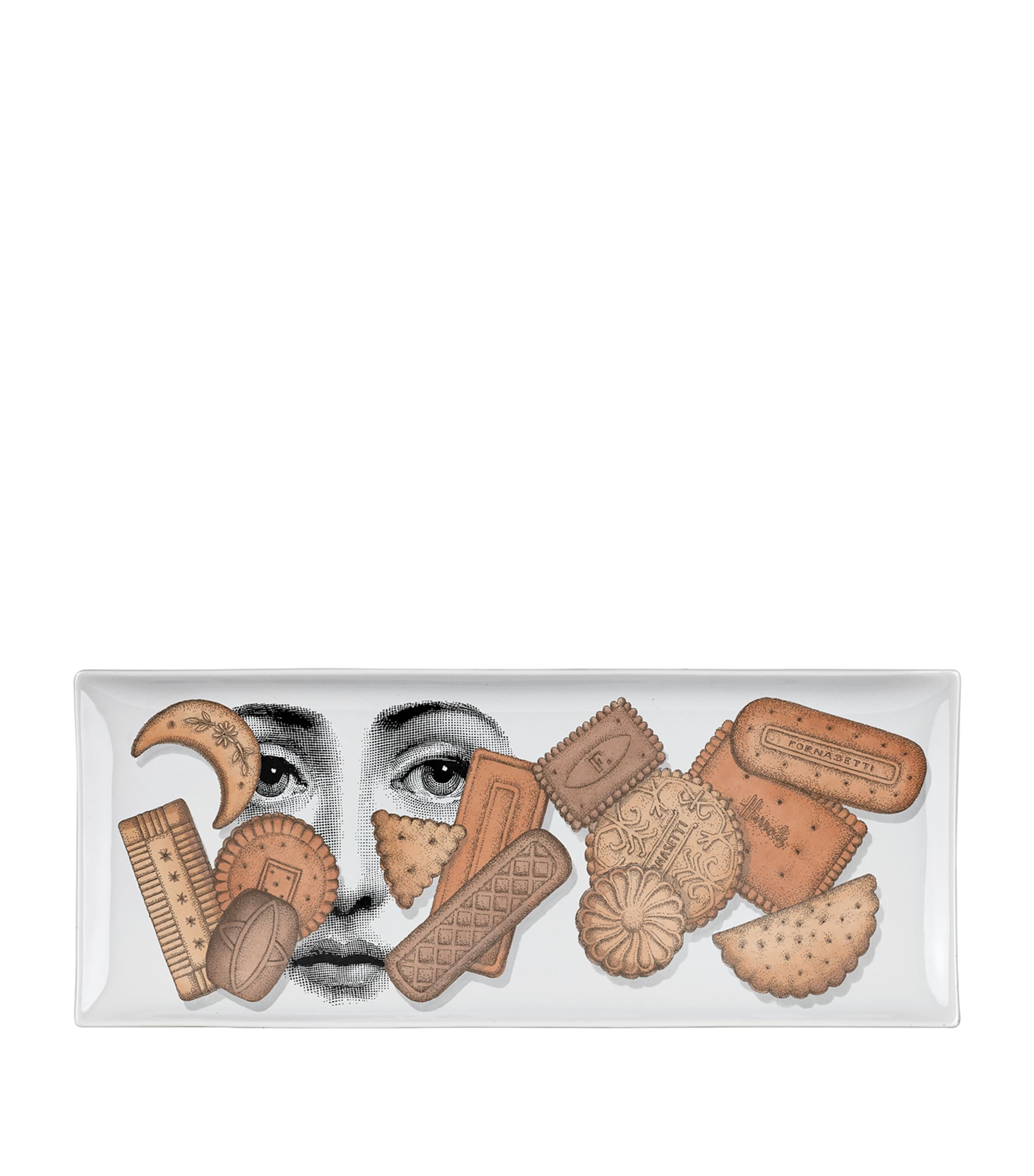 Fornasetti 175 Anniversary Edition porcelain biscuit tray 15cm - British product