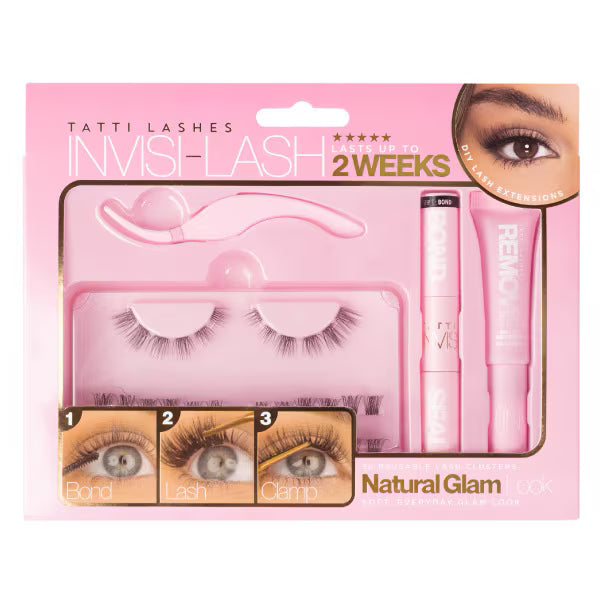 Tres Chic Invisi Lash Kit Natural Wispy False Eyelashes (British brand)