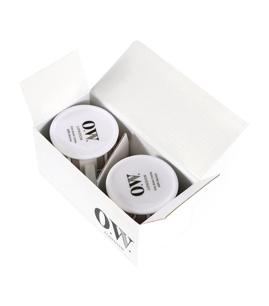 O.W. London set of 2 Loop espresso cups, imported from the UK