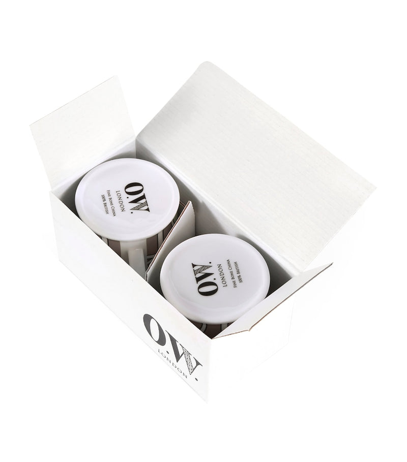 O.W. London set of 2 Loop espresso cups, imported from the UK