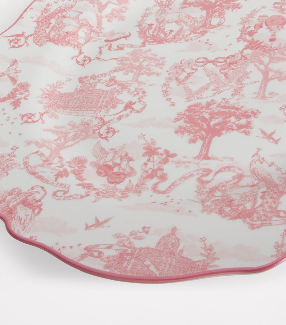 Harrods fine bone china toile dinner plate 27cm, UK version