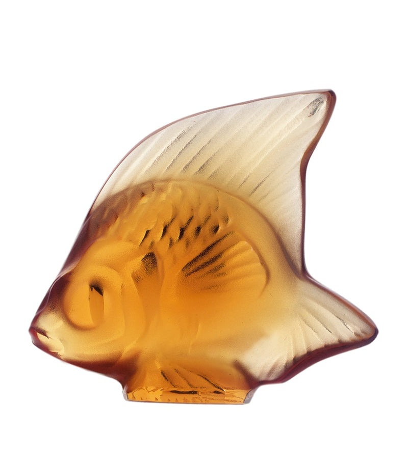 Lalique crystal fish sculpture 4.5cm, UK version