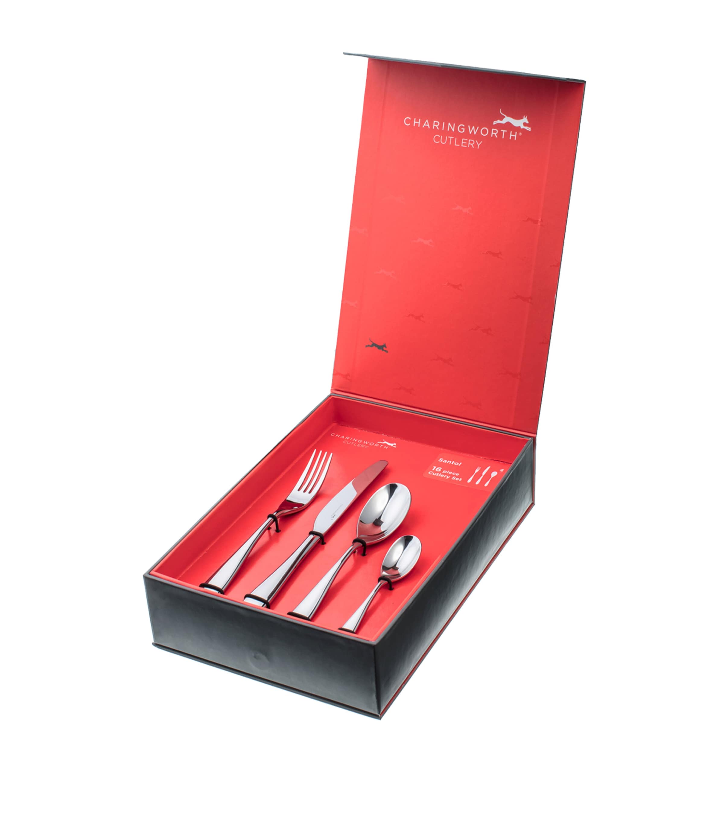 Charingworth Fiddle Vintage stainless steel 24-piece cutlery set - British product