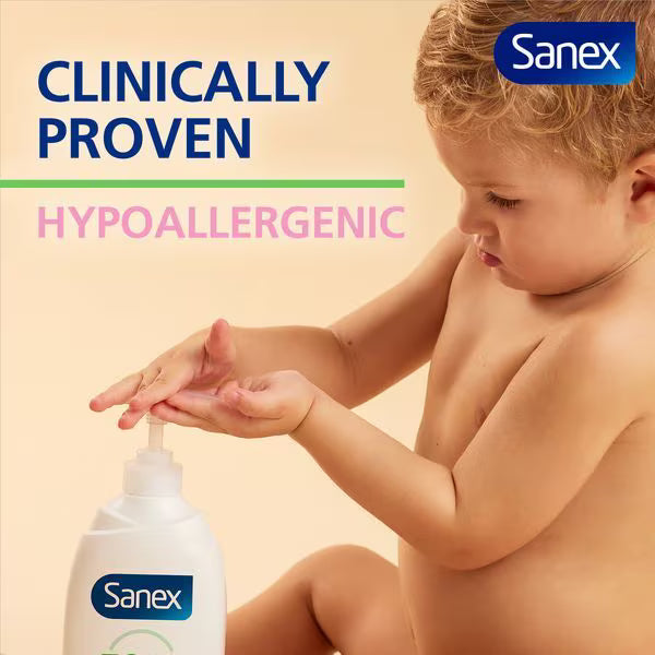 Sanex Zero% Nourishing Baby Bath Foam Shampoo 450ml (British brand)