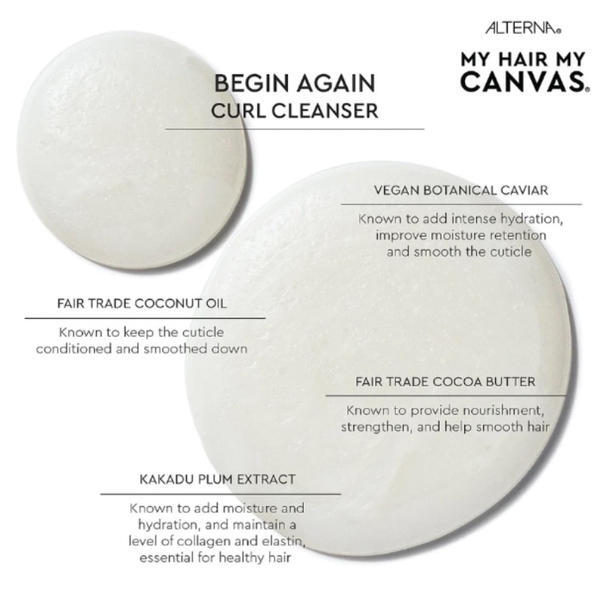 Alterna Begin Again curl cleanser 40ml - British product