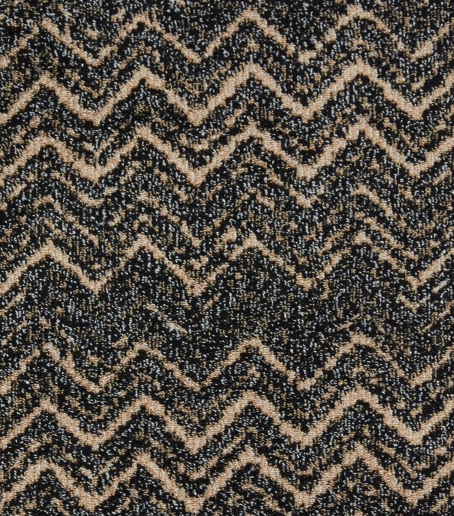 Missoni Home Azul guest towel, chevron pattern, 70cm x 40cm, imported from the UK