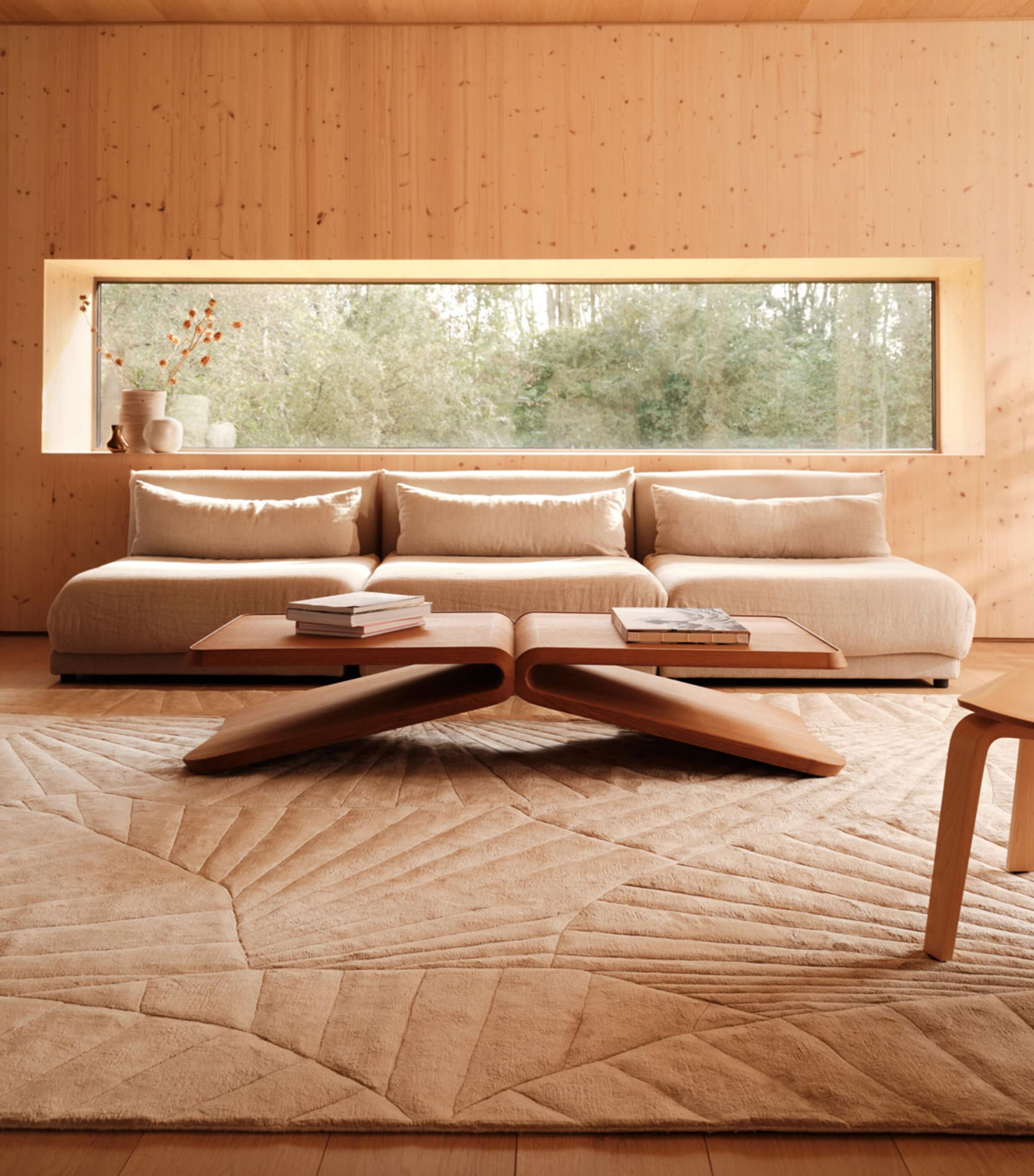 The Rug Company Silk Ori Gold Rug (3.05m x 2.44m)