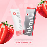 Hismile whitening toothpaste strawberry flavour, UK version
