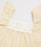 Louise Misha cotton stripe infant blouse 24 months, UK version