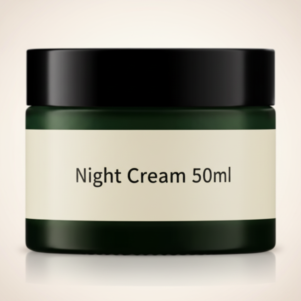 Botanics All Bright Night Cream Moisturiser 50ml - British product