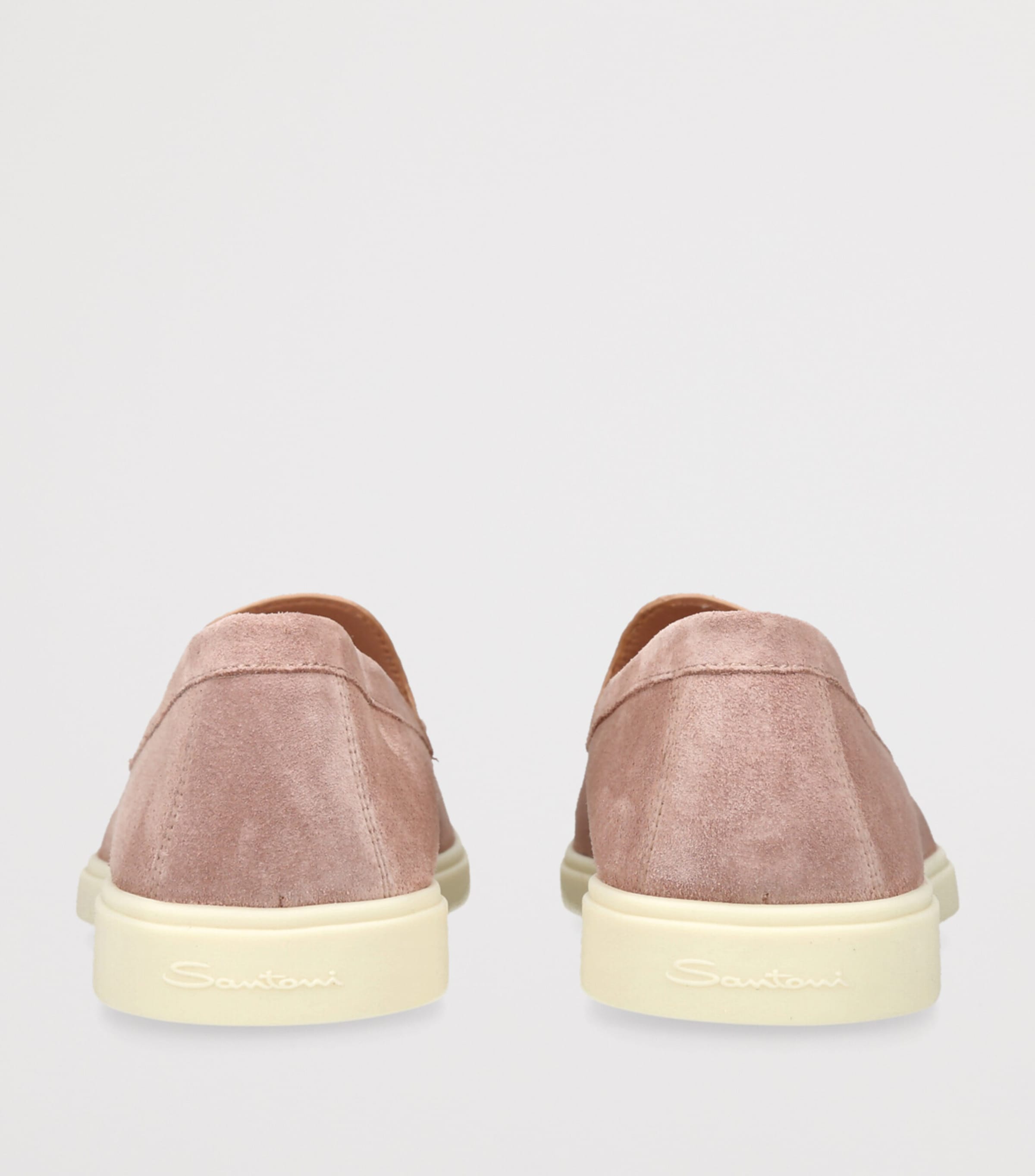 Santoni suede Detroit loafers (British brand)