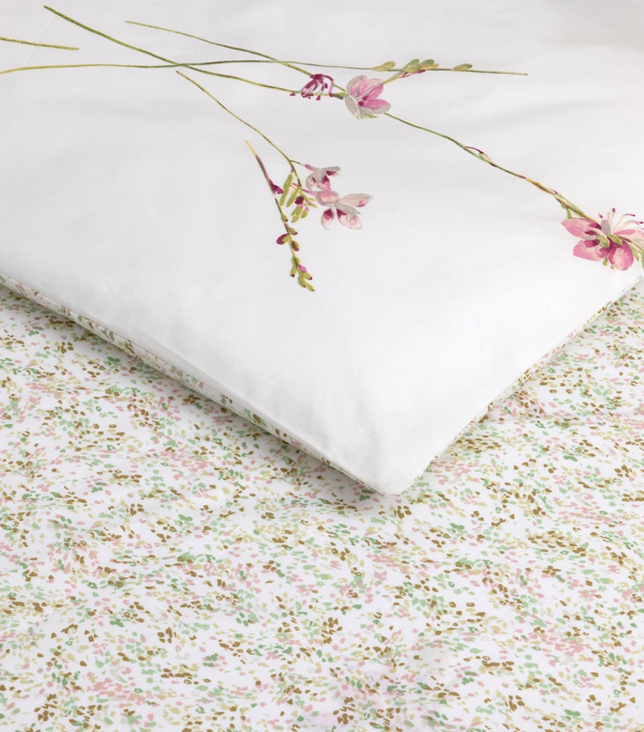 Yves Delorme Floral Gaura Super King duvet cover 260cm x 220cm (British brand)