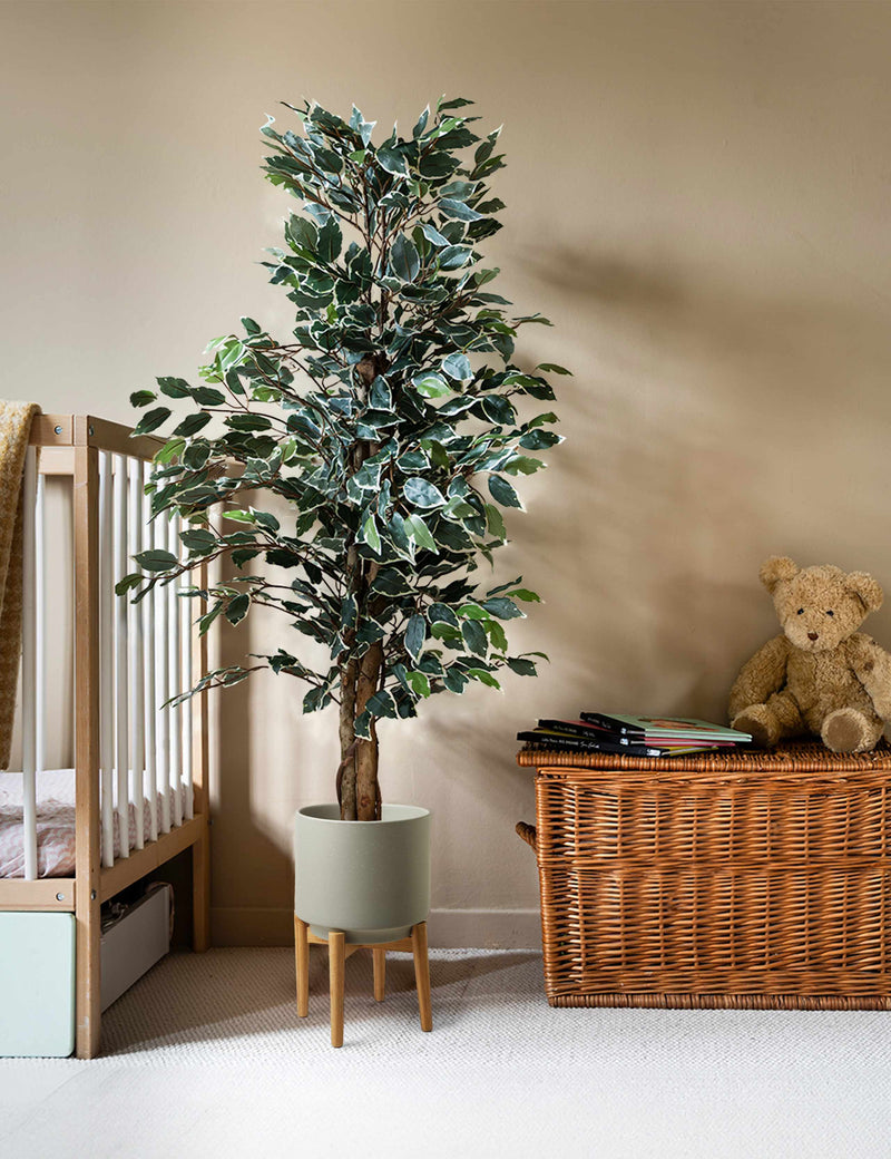 4ft Artificial Ficus Tree in Pot
