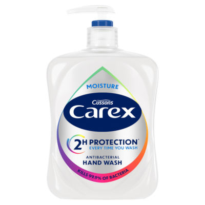 Carex Moisture Antibacterial Hand Wash 500ml - British product