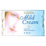 Cussons mild cream soap bars 4 x 85g - British product
