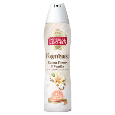 Imperial Leather Cotton Flower & Vanilla Foamburst body wash 200ml, UK version